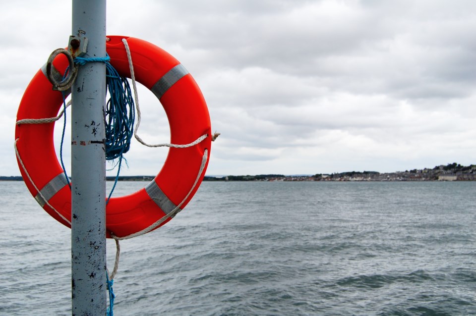 Life ring waterfront